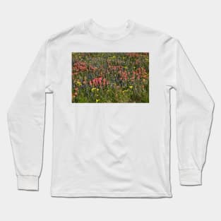 Field of Flowers in China Grove Long Sleeve T-Shirt